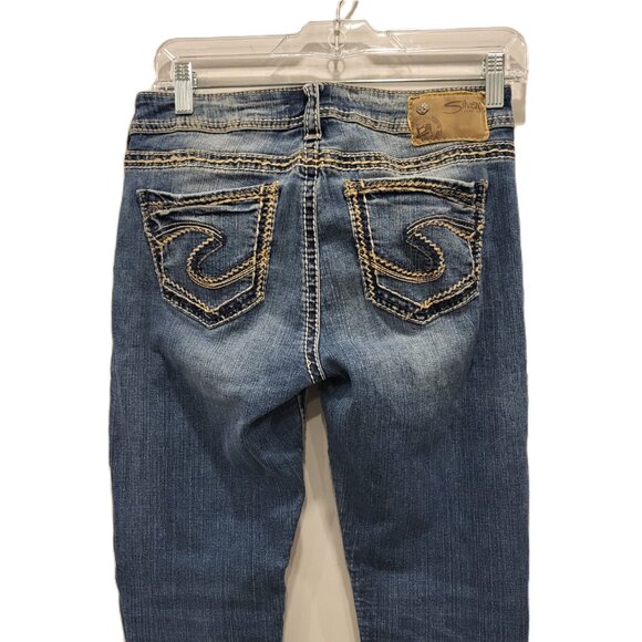 Silver Jean Co. Tuesday Jeans Size 29 Straight Leg - Picture 2 of 12